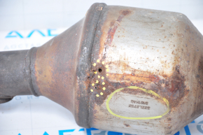 Downpipe with catalytic converter Honda HR-V 16-22 FWD, non-factory hole
