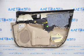 Door trim card front left Toyota Camry v50 12-14 usa beige, plastic turned white, scratch