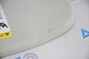 Left visor Ford Edge 15 - gray, with control, without hook, for cleaning