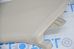 Front pillar trim upper left Toyota Camry v50 12-14 usa beige, plastic turned white, scratches