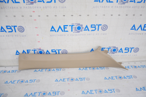 Front pillar trim upper right Toyota Camry v50 12-14 usa beige, broken crepe, scratches