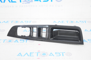 Front left window lift control trim Ford Edge 15 - black, glossy, scratches