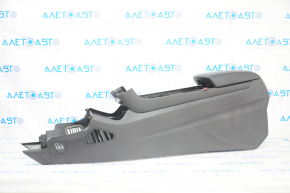 Central console with armrest Ford Edge 19- black, Titanium, leather armrest, scratches