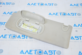 Left visor Jeep Cherokee KL 14-18 gray, without hook, for dry cleaning