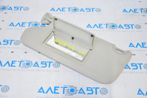 Left visor Dodge Journey 11 - gray, no backlight, no hook, crack in mount