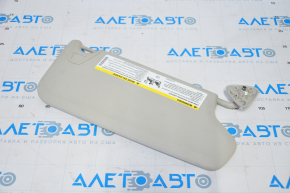 Left visor Dodge Journey 11 - gray, no backlight, no hook, crack in mount