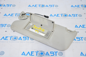 Left visor Dodge Journey 11 - gray, with backlight, without hook, for dry cleaning