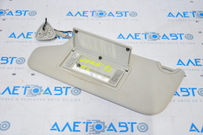 Left visor Dodge Journey 11 - gray, with backlight, with control, without hook, defective chip