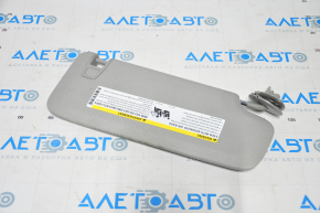 Left visor Chevrolet Volt 16 - gray, without hook, dry-cleanable