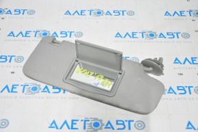 Right visor Chevrolet Volt 16 - gray, without hook, dry-cleanable