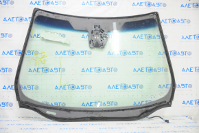 Ford Edge 19-24 windshield with heated wipers, for lane keeping camera with heating, with moldings, sand