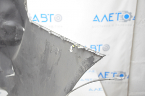 Rear bumper bare Toyota Camry v40 hybrid, silver, torn, scratches, broken mount
