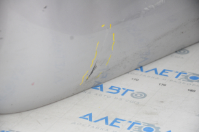 Rear bumper bare Toyota Camry v40 hybrid, silver, torn, scratches, broken mount