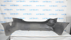 Rear bumper bare Toyota Camry v40 hybrid, silver, torn, scratches, broken mount
