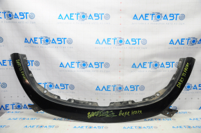Front bumper saber trim upper Dodge Dart 13-16 breakage of fastening, pokes
