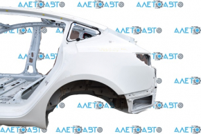 Quarter wing rear left Tesla Model 3 21- on body, white PPSW