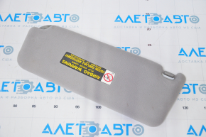 Right visor Lexus GS300 GS430 06-07 gray, without hook, for dry cleaning, broken plug
