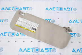 Left visor Toyota Prius 20 04-09 gray, without hook, dry-cleanable