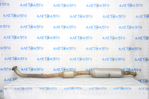 The inlet pipe with a catalytic converter Toyota Camry v50 12-14 hybrid usa is dented