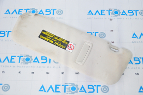 Right visor Lexus LS460 LS600h 07-12 gray, without hook, dry-cleanable