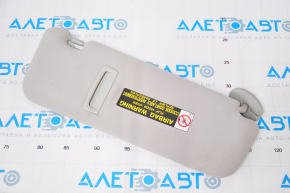 Left visor Lexus LS460 LS600h 07-12 gray, without hook