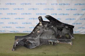 Quarter wing rear right Audi A4 B8 08-16 sedan, black, bumpers