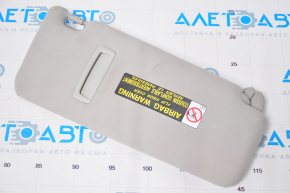 Left visor Lexus IS 14-20 gray, without hook, for dry cleaning