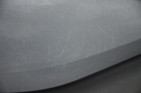 Door trim card front left Ford Edge 19-23 black Titanium, insert and armrest black leather, white stitching, for Bang & Olufsen music, scratches
