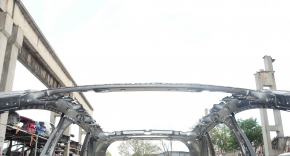 Metal roof Ford Edge 15 - for panorama, on the body