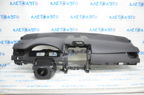 Torpedo front panel with AIRBAG Toyota Camry v50 12-14 usa black, scuffs on leather