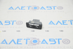 Ford Edge 19-24 central console button block for parking sensors and auto parking, scratches on chrome