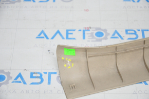Door sill trim inner rear left Toyota Camry v50 12-14 usa beige, broken crepe, scratches