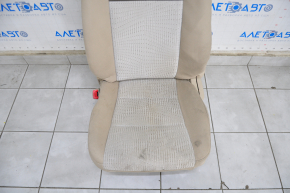 Driver's seat Toyota Camry v50 12-14 usa without airbag, fur, cloth, beige, dry-cleanable
