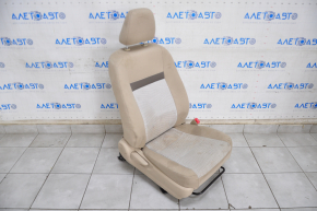 Passenger seat Toyota Camry v50 12-14 usa without airbag, mechanical, beige cloth, dry cleanable