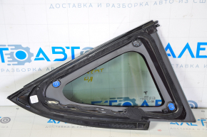Rear left blind glass window Tesla Model 3 21 - matte frame