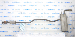 Exhaust line for 1 pipe Ford Fusion mk5 13-19 2.0 hybrid, plug-in with catalytic converter