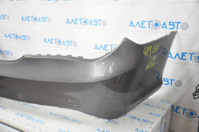 Bare rear bumper Mercedes CLA 14-19 usa without parking sensors, graphite, scratches