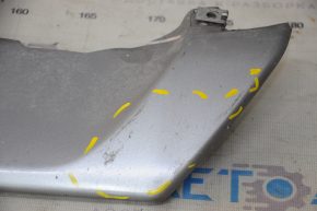 Ford Edge 19 Front Bumper Lip Cover - Gray, Scratches, Torn Fastener