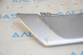 Ford Edge 19 Front Bumper Lip Cover - Gray, Scratches, Torn Fastener
