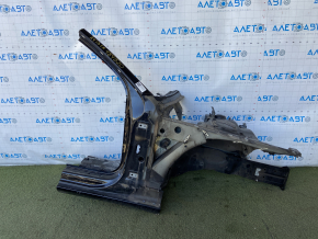 Front right quarter Audi A4 B8 08-16 black, sawed off