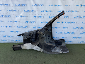 Front right quarter Audi A4 B8 08-16 black, sawed off