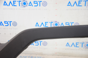 Lower lip of the front bumper Ford Edge 19 - structure, scratches, torn fastening