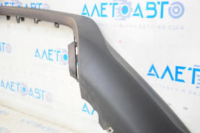 Lower lip of the front bumper Ford Edge 19 - structure, scratches, torn fastening