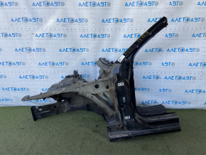 Front left quarter Audi A4 B8 08-16 black, sawed off