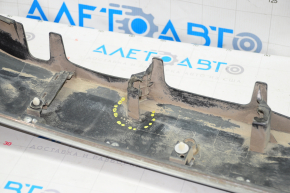 Trunk door molding with Mitsubishi Outlander emblem 16-21 rest, broken fastener, scratches