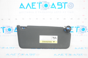 Left sun visor for Honda Accord 18-22, black, without hook
