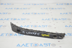 Front bumper mount left Toyota Sienna 11-20 breakage of mount