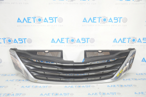 Grill radiator grill assembly Toyota Sienna 11-14 LE, chrome, sand
