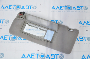Left visor Lexus IS200 IS300 99-05 gray, without hook, dry-cleanable