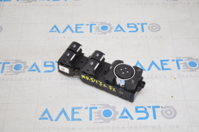 Front left window lift control Ford Fusion mk5 13-20 black with chrome, 4 auto